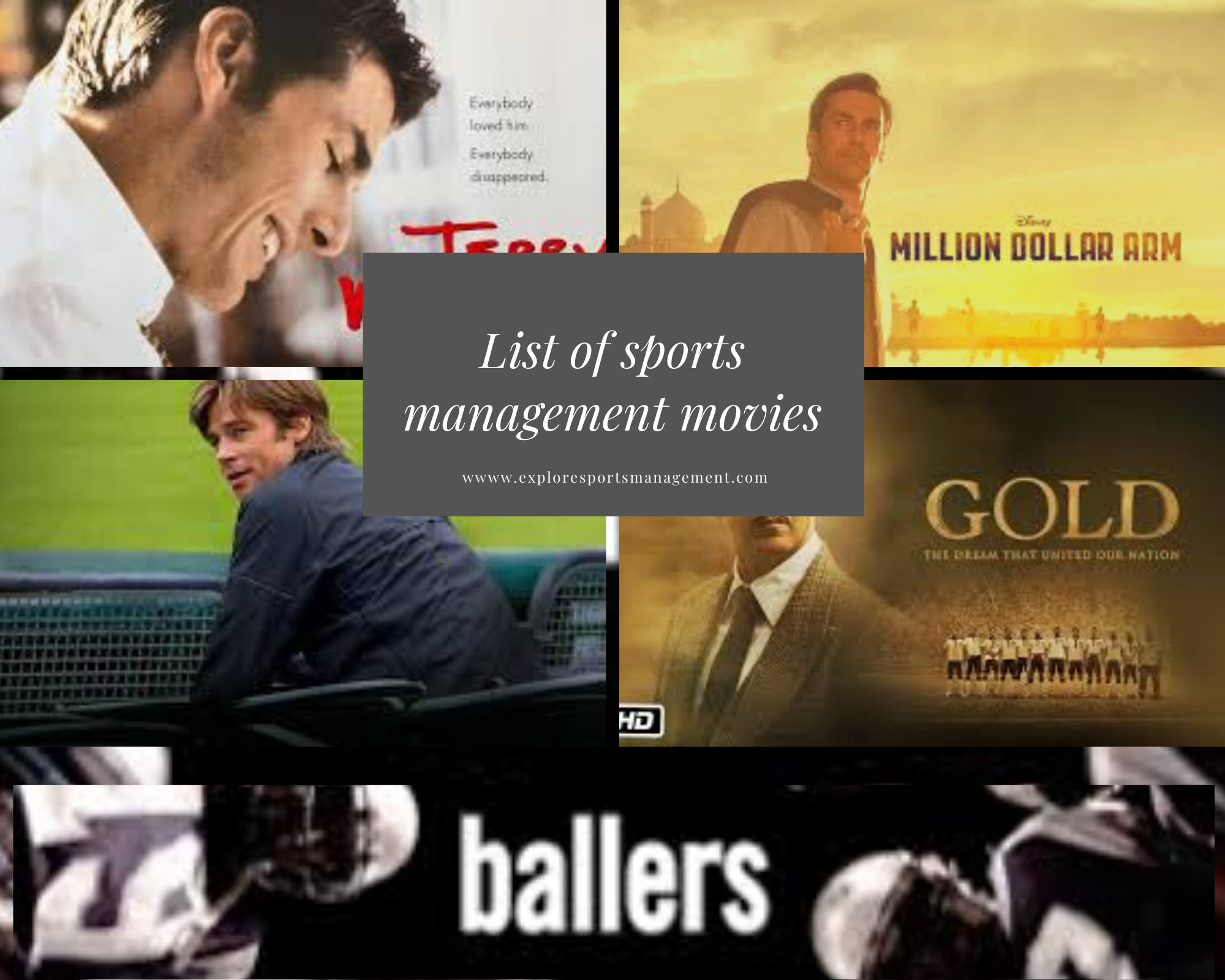 List of sports management movies